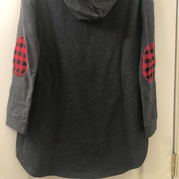 Marleylilly grey COZY hooded sweatshirt - Picture 6 of 10